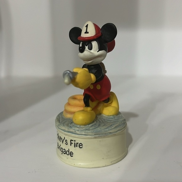 Lenox Mickey Mouse Figurines Mickey’s Fire Brigade - Picture 2 of 7